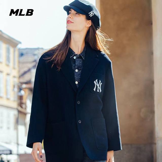 双十一特价 特价 Ny官方 Mlb 洋基队西装 新款ny刺绣logo 运动宽松休闲夹克外套 泫雅春春同款 Mlb最火的西装系列 基本上春夏和秋冬都会出 在经典设