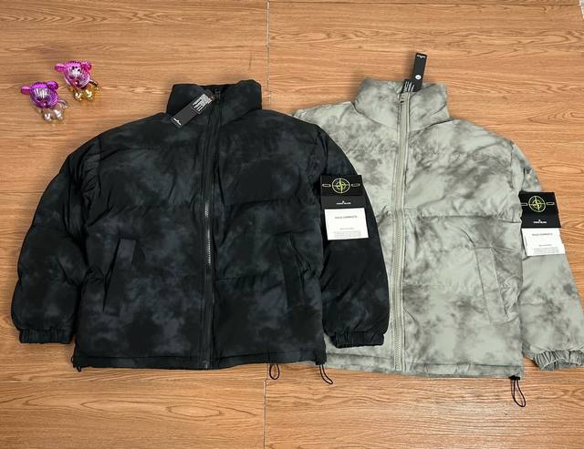 Stone Island 石头岛扎染高街羽绒棉棉服 实拍品质 放心入手 面料采用高品质科技扎染面料设计 防寒升级 高密度面料 加棉加厚 更加保暖 为你防寒保暖