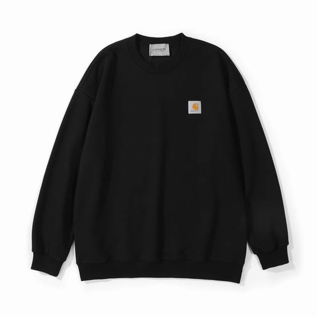 供 Carhartt Wip卡哈特经典logo圆领卫衣 原版宽松版型 秋冬必入 甄选380克双股毛圈面料+定染同色罗纹 质感厚实 定制贴标 同缸定染特种加粗32