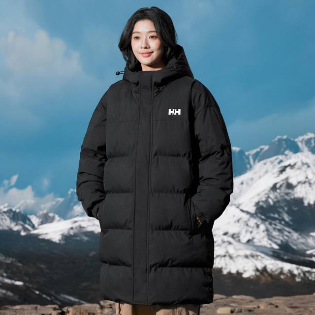 Hellyhansen Hh海丽汉森中长款羽绒棉服外套，男女同款 冬季衣橱必备的一款人气棉衣， 上身超级好看！ 纯天然手塞羽绒棉填充，每个部分充棉饱满 给人温暖