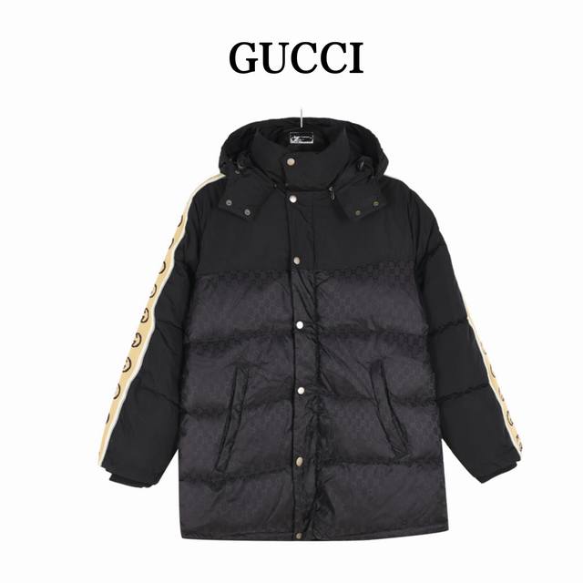 Gucci 古驰20Fw反光g提花条纹羽绒服 “灭世版本”直供各大平台，代购，微商。，暴力检测，广检90绒，欢迎对比任何细节品质。 香港专柜购入zp操作，这是一