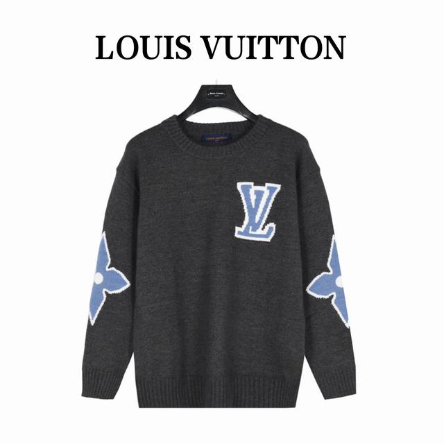 Louis Vuitton 路易威登 24Fw 滑雪系列老花logo嵌花套头毛衣 爆款来袭，原12,800购入，滑雪ski系列限定款。 本款套头衫取材柔软而厚实