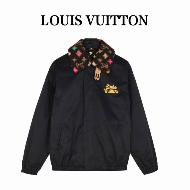 Louisvuitton 路易威登 X Tyler 老花可拆卸毛绒领夹克外套 原26,300购入，面料采用锦纶消光斜纹布精心制作，搭配对比鲜明的老花monogr