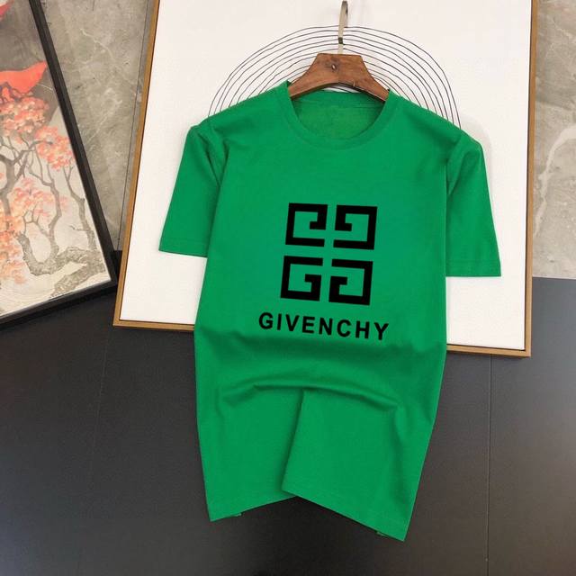 直 品牌 Givenchy 纪梵希 胖子福音 原单男士休闲短袖t恤，2024春夏新品，定制胸前顶级logo 工艺、搭配整件细节 品质及剪裁设计都堪称一流，定制进