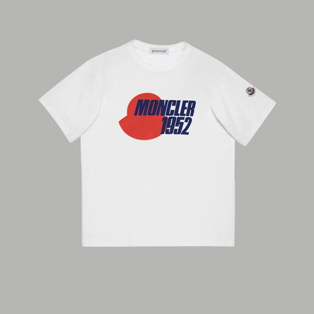 Moncler蒙口 春夏2024Ss 经典字母logo 拼接刺绣小标 短袖t恤 购入原版开模打造，全套定制辅料，细节决定成败。 面料：规格采用实打实280G 1