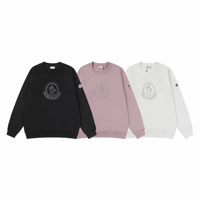 款号：859 Moncler 蒙口烫钻圆领卫衣 蒙口卫衣的价格其实蛮有优势的 去过专柜的应该都知道蒙口的价格不会比gucci Burberry 便宜多少 只是相