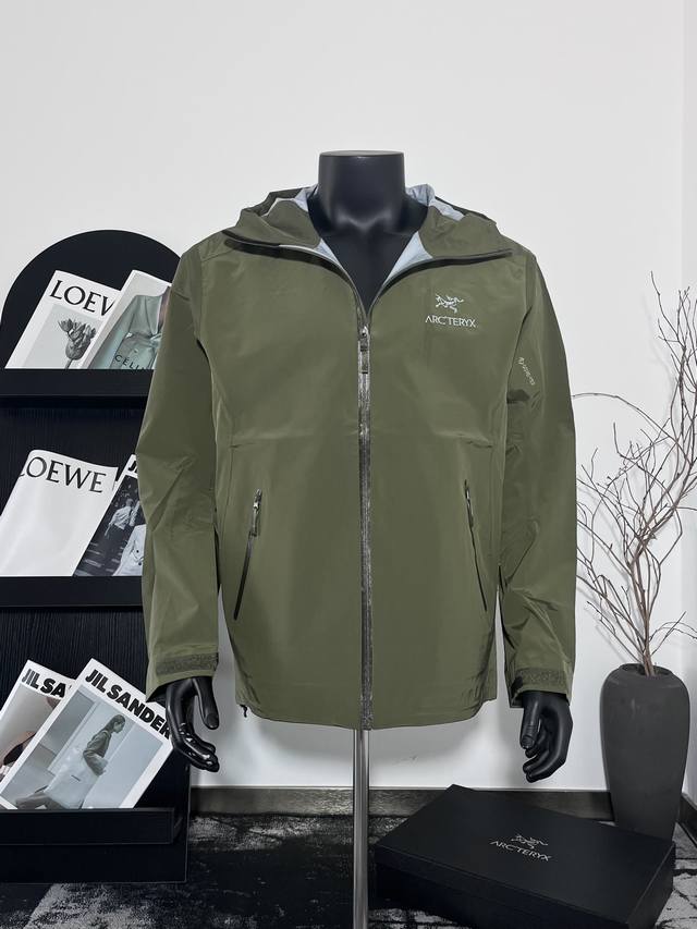 款号cf01 官网品质 #Arc'Teryx# 始祖鸟 Beta Lt Gore-Tex Jacket-Men'S始祖鸟lt户外防水硬壳冲锋衣机能风拉链夹克 Y