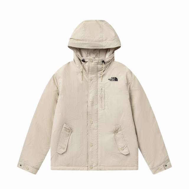 Thenorthface 北面 24最新puffy情侣款户外防水保暖连帽羽绒服 颜色：宇宙黑 卡其色 棕色 尺码：Xs S M L Xl