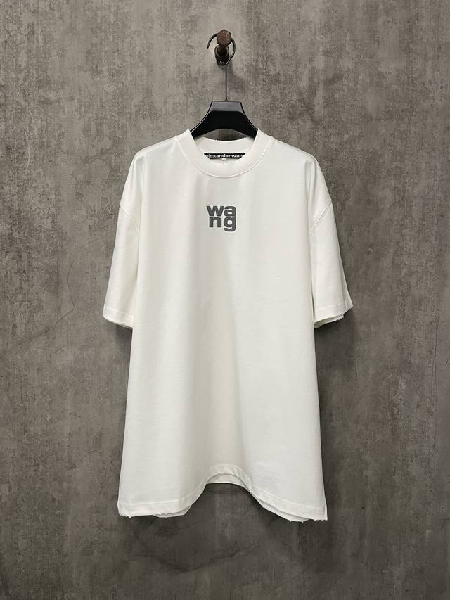 Alexander Wang 亚力山大 王 2024Fw 秋冬新品纽约国旗发泡印花重磅短袖t恤 面料高定超重磅全棉双纱紧密新疆棉 克重380克 搭配2*2索罗娜