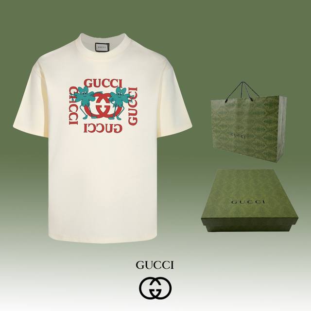 顶级代工品质 Gucci 古驰 24Ss 经典t恤短袖 不需要所谓烂大街的华丽文案 主打品质 - 面料经过2次高温缩水固色 不变形不缩水不起球 -正确os版型