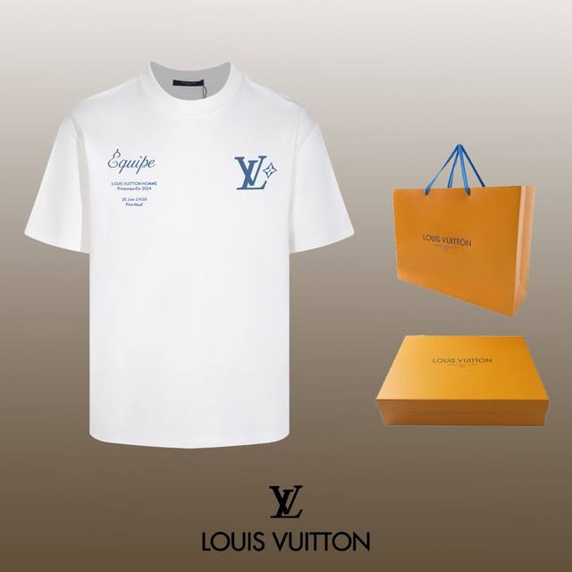 顶级代工品质 Louis Vuitton 路易威登 24Ss 经典t恤短袖 不需要所谓烂大街的华丽文案 主打品质 - 面料经过2次高温缩水固色 不变形不缩水不起