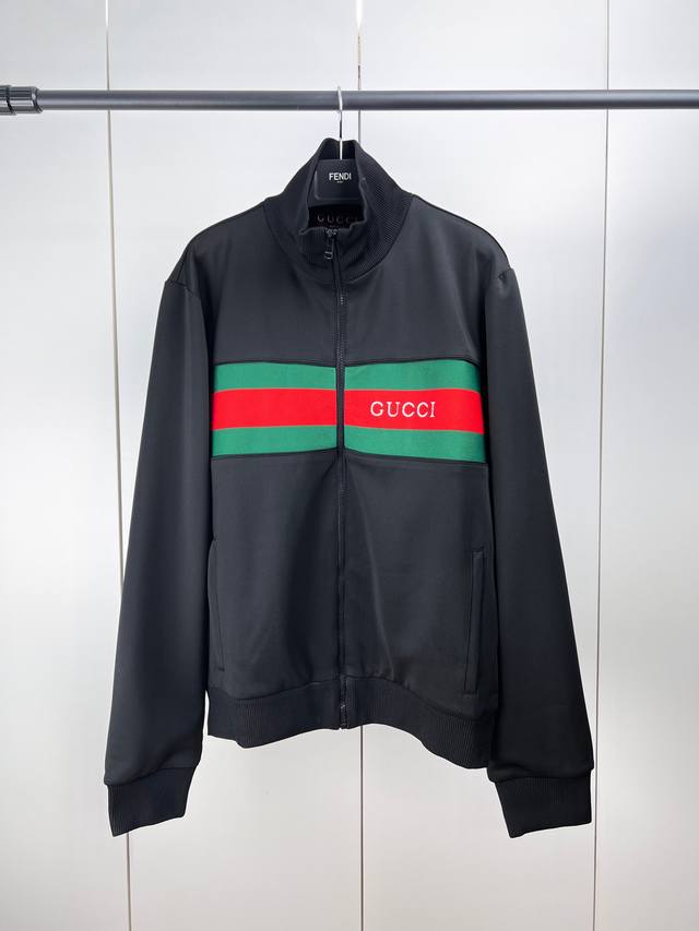 Gucci古驰织带提花logo套装上衣夹克外套 Xs S M L