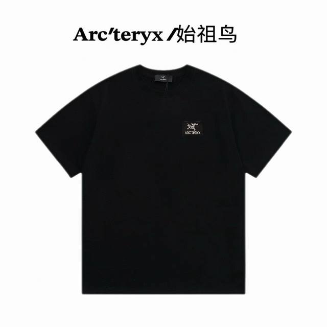 Arc’Teryx始祖鸟 2024早春新款短袖 胸口手工定制logo专柜 百分之百纯棉面料 贴肤舒适 耐看又好穿 原厂工艺一丝不苟 定制280克同缸染面料 手感