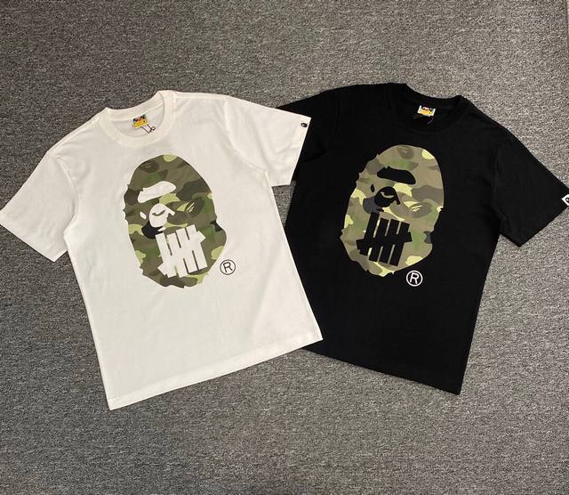 Sc022# 顶级版本 Bape×Undfated联名绿迷彩大猿人 采用260克优质高织纯棉面料 双纱精梳 质感柔软不起球 进口环保印花胶浆 图案鲜明立体 品质