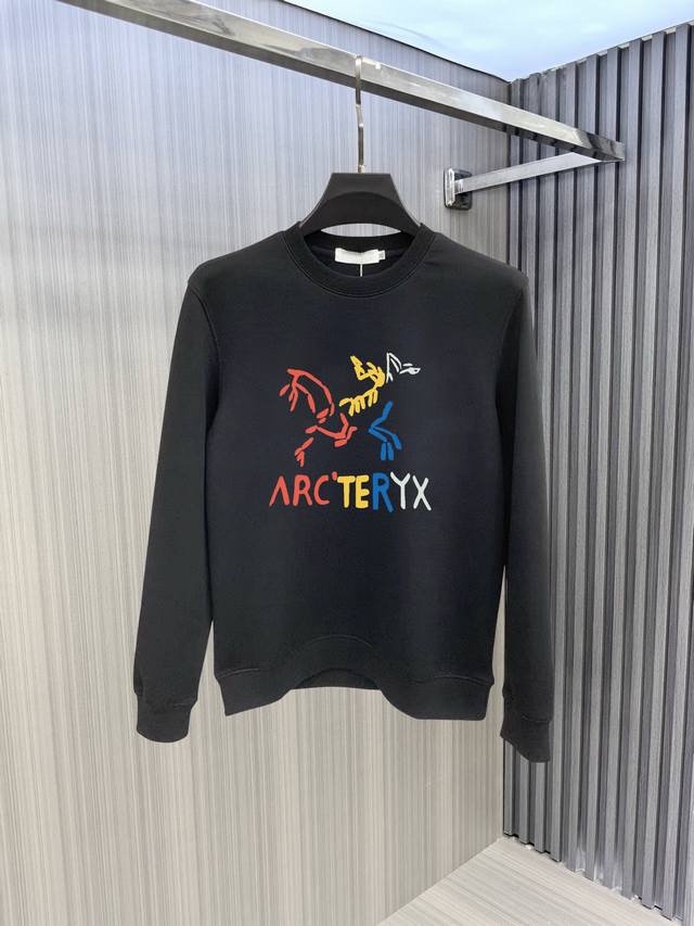 直 品牌 Arcteryx 始祖鸟 胖子福音 2024Ss秋款最新款长袖圆领卫衣，官网同步发售 清爽透气 采用顶极天丝罗马 舒适柔软 3D立体清晰 时尚感超好