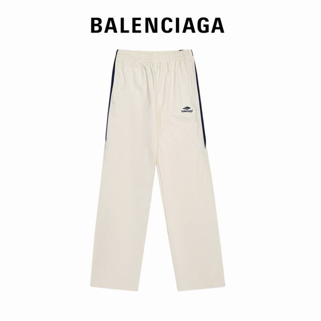 原版 款号：Ab016 上新 Balenciaga丨巴黎世家 23Fw 走秀款3B拼接运动套装裤子 轻奢主义 男女日常通勤穿搭必备单品 正确版本 欢迎对比 详细