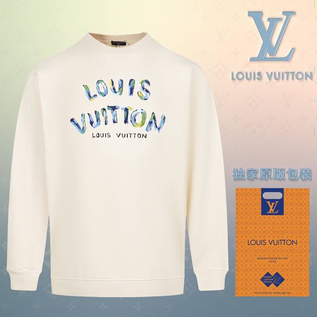 顶级版本 官网品质 配送独家图片原版包装 路易威登 Louis Vuitton 现货秒发 2024秋冬新款毛圈卫衣 搭配重工高端数码3D个性logo印花工艺，设