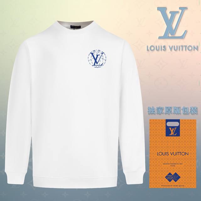 顶级版本 官网品质 配送独家图片原版包装 路易威登 Louis Vuitton 现货秒发 2024秋冬新款毛圈卫衣 搭配重工高端数码3D个性logo印花工艺，设