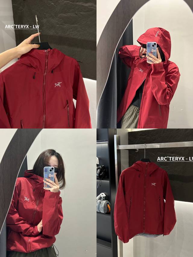 Arc'鸟 Beta Lt Gore-Tex 防水 男子 冲锋衣gore-Tex 男女情侣款硬壳冲锋衣 户外 机能 防风 防水 冲锋衣外套 夹克 颜色：黑色 银