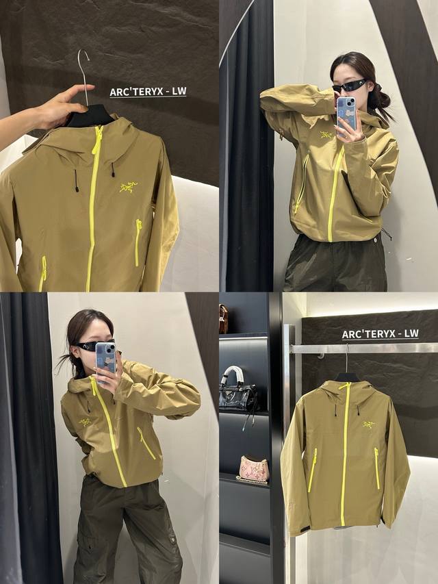 Arc'鸟 Beta Lt Gore-Tex 防水 男子 冲锋衣gore-Tex 男女情侣款硬壳冲锋衣 户外 机能 防风 防水 冲锋衣外套 夹克 颜色：黑色 银