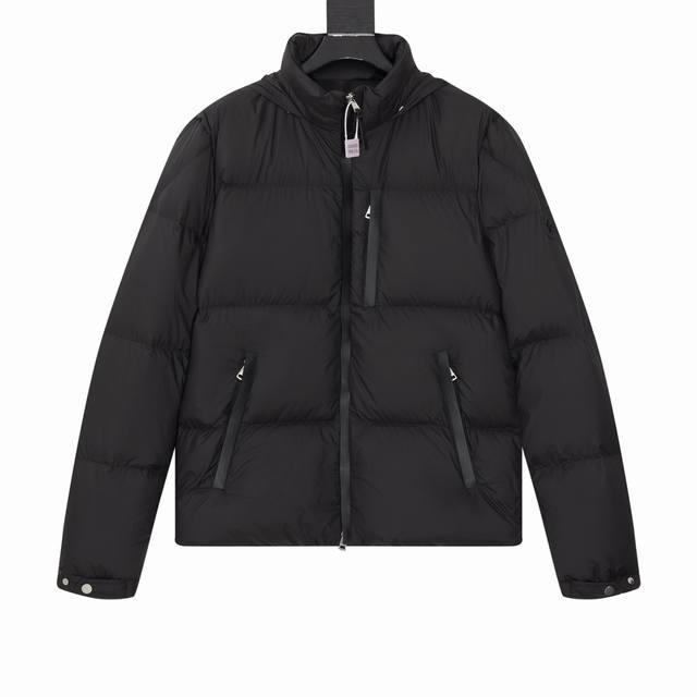 高版］ 上新 Moncler 蒙口 24Fw Besbre 皮拉链短款男女羽绒服- 炸裂新品 设计时尚百搭舒适透气、隐藏帽蒙口羽绒服 同步发售！设计感与颜值爆棚