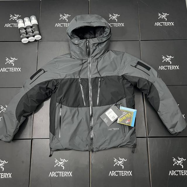 Arc'Teryx*System_A4.0高端拼色滑雪羽绒服跃冬揽石系列！ 巅峰户外！ 超耐寒防风防水加厚保暖. 冬季滑雪冲锋羽绒服. 3D立体裁剪科技功能面料