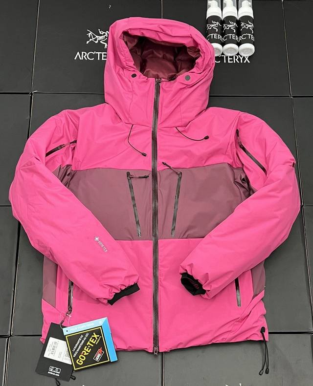 Arc'Teryx*System_A4.0高端拼色滑雪羽绒服跃冬揽石系列！ 巅峰户外！ 超耐寒防风防水加厚保暖. 冬季滑雪冲锋羽绒服. 3D立体裁剪科技功能面料