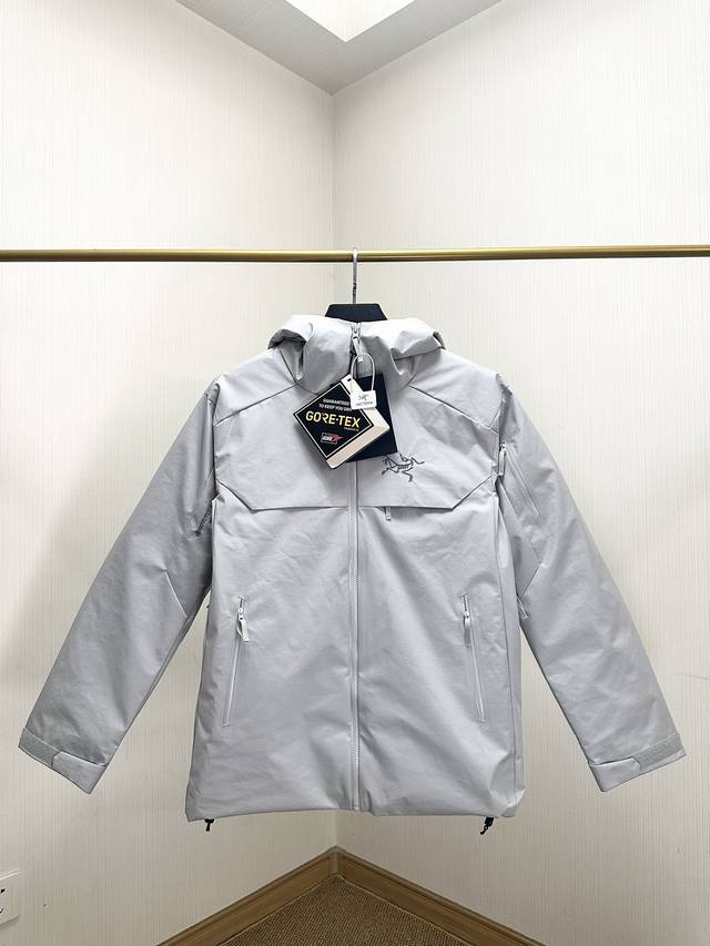 顶级实拍 区别通货 款号dj326688 Arc'Teryx Macai Lt 新款始祖鸟硬壳连帽羽绒服 新国标80绒 巧妙搭配保暖材料，夹克长时间穿着舒适。