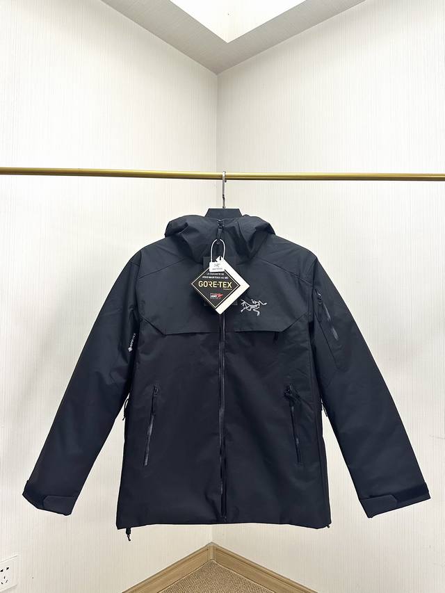 顶级实拍 区别通货 款号dj326688 Arc'Teryx Macai Lt 新款始祖鸟硬壳连帽羽绒服 新国标80绒 巧妙搭配保暖材料，夹克长时间穿着舒适。