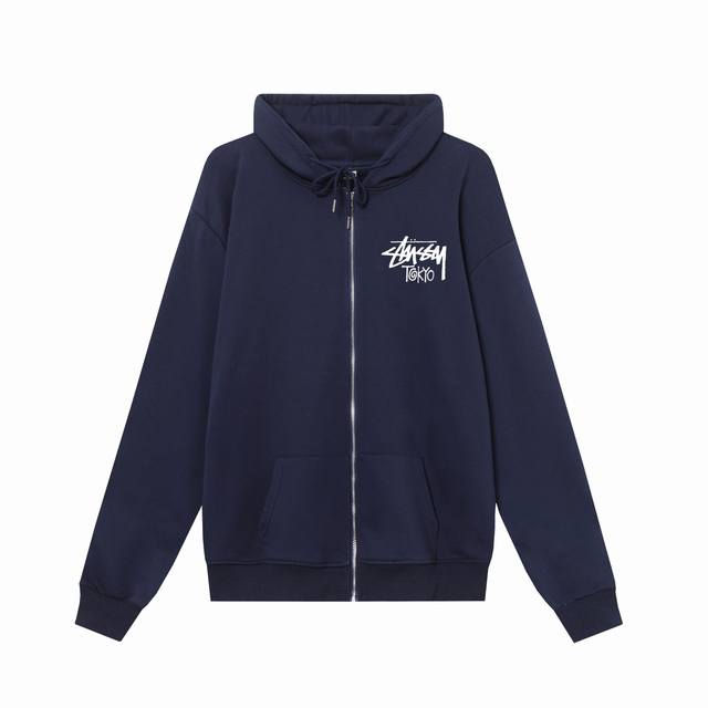 款号hn325 高品质版本，区别通货 斯图西 Stussy 东京城市限定印花卫衣男女同款 -面料精选3 克毛面料 手感柔软舒适 吸汗透气. -百搭款 原单品质