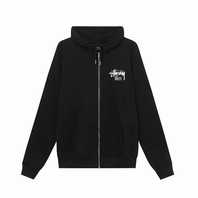 款号hn325 高品质版本，区别通货 斯图西 Stussy 东京城市限定印花卫衣男女同款 -面料精选3 克毛面料 手感柔软舒适 吸汗透气. -百搭款 原单品质