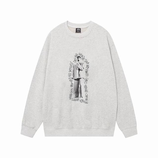 款号hn230 高品质版本，区别通货 斯图西 Stussy X Talking Heads 联名款 Fw23 Stop Making Sense Tee 麦克风