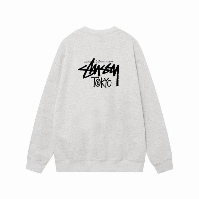 款号hn228 高品质版本，区别通货 斯图西 Stussy 东京城市限定印花卫衣男女同款 -面料精选390克毛面料 手感柔软舒适 吸汗透气. -百搭款 原单品质