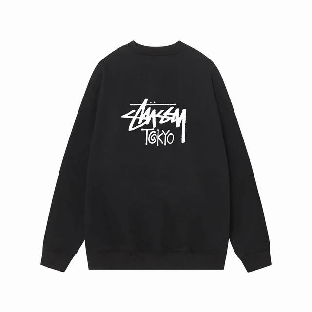 款号hn228 高品质版本，区别通货 斯图西 Stussy 东京城市限定印花卫衣男女同款 -面料精选390克毛面料 手感柔软舒适 吸汗透气. -百搭款 原单品质