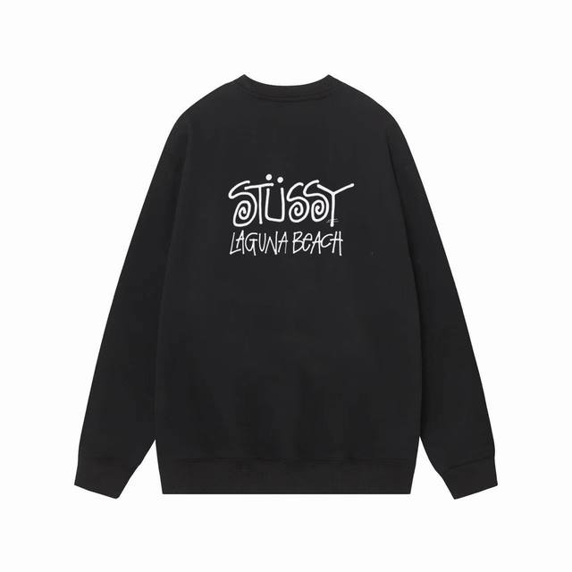 款号hn217 高品质版本，区别通货 Stussy 斯图西 三方联名款our Legacy Laguna Tee印花男女卫衣 -面料精选390克毛圈面料 手感柔