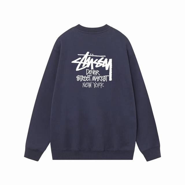 款号hn215 高品质版本，区别通货 Stussy 斯图西 Dsm城市限定系列 New York 纽约印花卫衣 -面料精选390克毛圈面料 手感柔软舒适 吸汗透