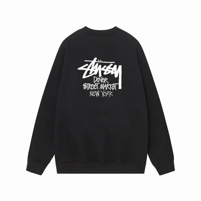 款号hn215 高品质版本，区别通货 Stussy 斯图西 Dsm城市限定系列 New York 纽约印花卫衣 -面料精选390克毛圈面料 手感柔软舒适 吸汗透