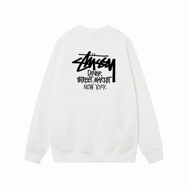 款号hn215 高品质版本，区别通货 Stussy 斯图西 Dsm城市限定系列 New York 纽约印花卫衣 -面料精选390克毛圈面料 手感柔软舒适 吸汗透