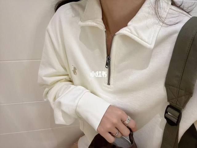 顶级品质 款号：8091# 拉夫劳伦ralph Lauren经典小马刺绣半拉链翻领polo卫衣 拉夫劳伦ralph Lauren秋冬男女情侣基础百搭款polo翻