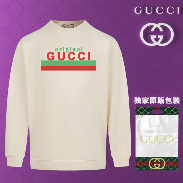 顶级版本 官网品质 配送独家图片原版包装 古驰 Gucci 现货秒发 2024秋冬新款毛圈卫衣 搭配重工高端数码3D个性logo印花工艺，设计独特，做工细致完美