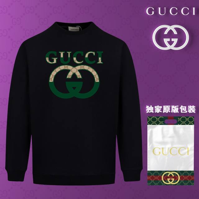 顶级版本 官网品质 配送独家图片原版包装 古驰 Gucci 现货秒发 2024秋冬新款毛圈卫衣 搭配重工高端数码3D个性logo印花工艺，设计独特，做工细致完美