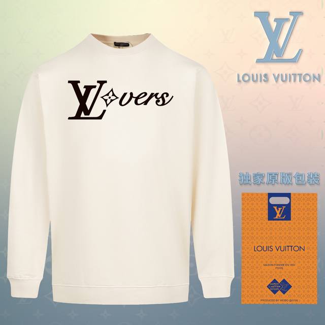 顶级版本 官网品质 配送独家图片原版包装 路易威登 Louis Vuitton 现货秒发 2024秋冬新款毛圈卫衣 搭配重工高端数码3D个性logo印花工艺，设