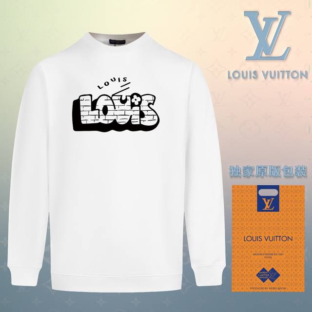 顶级版本 官网品质 配送独家图片原版包装 路易威登 Louis Vuitton 现货秒发 2024秋冬新款毛圈卫衣 搭配重工高端数码3D个性logo印花工艺，设