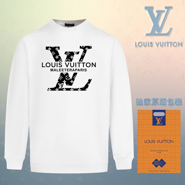 顶级版本 官网品质 配送独家图片原版包装 路易威登 Louis Vuitton 现货秒发 2024秋冬新款毛圈卫衣 搭配重工高端数码3D个性logo印花工艺，设