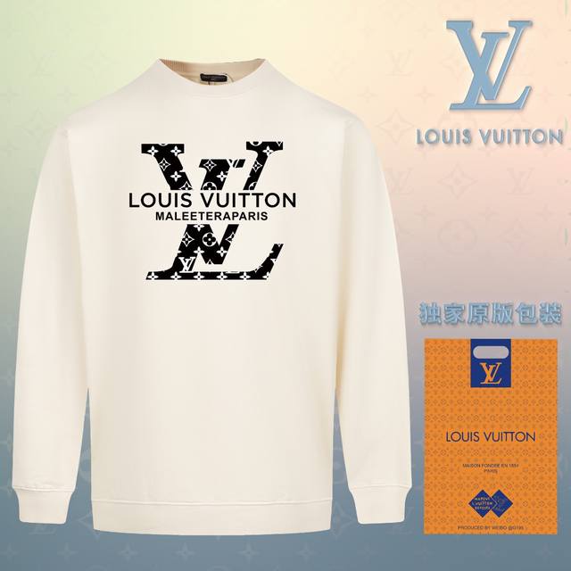 顶级版本 官网品质 配送独家图片原版包装 路易威登 Louis Vuitton 现货秒发 2024秋冬新款毛圈卫衣 搭配重工高端数码3D个性logo印花工艺，设