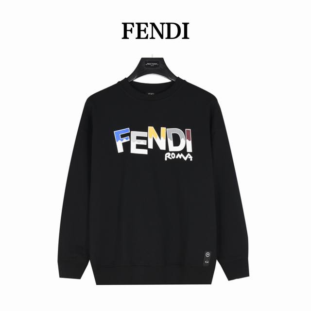 Fendi 芬迪 趣味动漫字母发泡印花圆领卫衣 男女同款全新美学灵感趣味设计,渠道性质精品。让整体造型设计更加优雅时尚，今夏最火系列，无数明星潮人追捧。裁剪工艺