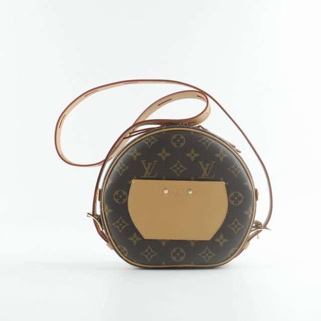 Louis Vuitton Lv Boite Chapeau Souple 圆饼手拿单肩包 大号 #原单品质 原单包装 Monogram经典百搭花色，复古中带点