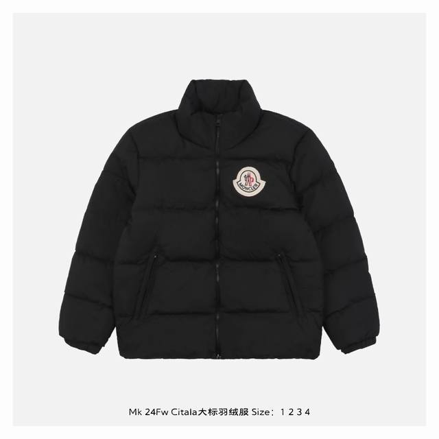 Moncler 蒙口 24Fw Citala大标羽绒服 哑光质地的超轻尼龙防水面料，拆解打色同缸号，同密度，满满的高级观感，简单而不简约，无论是面料材质上还是整