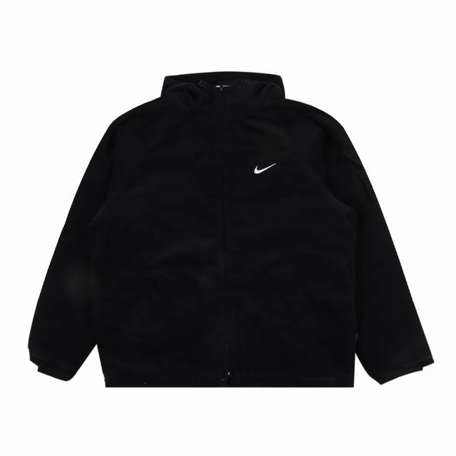 Supreme X Nike 灯芯绒棉服外套 联名款 Arc Corduroy Hooded Jacket 灯芯绒拉链连帽夹克外套 原版面料定染开发 面料手感非