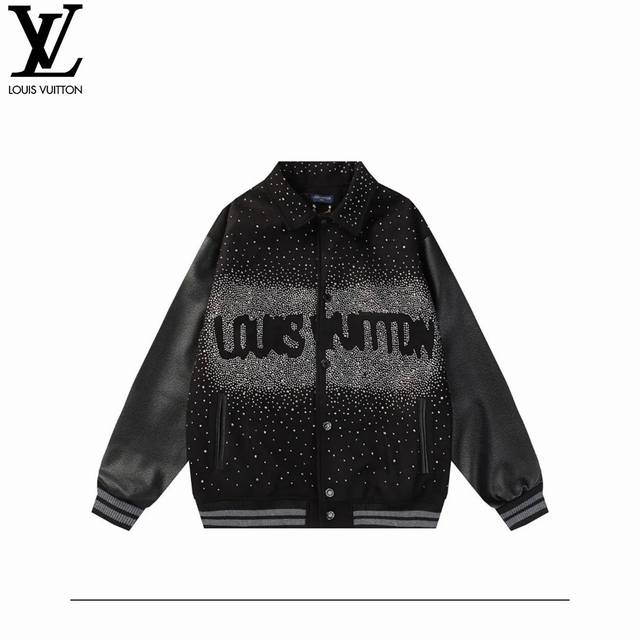 Louis Vuitton 路易威登 烫砖贴布绣花工艺棒球服外套 - Louis Vuitton法国路威酩轩集团-Lvmh旗下品牌 著名奢侈品箱包和皮具品牌 百